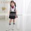high quality girl students school uniform ,shirts and skirt uniform wholesale
