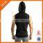 good quality custom hoodies ,men sleeveless hoodies with caps H-934