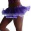 Women Organza Tutu LED Party Dance Skirt Light up Mini Tutu Petticoat
