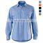 Custom wholesale 100%Cotton Rip-Stop Mechanic safety work shirts