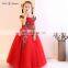 XXLF160 long red appliques ball gown boutique girl party dresses for girls 12 year old