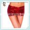 Colorful Sequin Burlesque Sexy Short Costume Girls Hot Pants HPC-0901