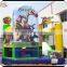 Interesting inflatable shrek bounce castle,cartoon film character bouncy,monster bouncer combo with slide