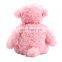 Wholesale pink valentines soft toy teddy bears with heart