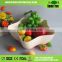 hot selling food grade cheap plastic basket with tray