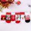 Europe 2018 hot wholesale anti slip winter cartoon christmas style unisex organic cotton socks