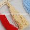 Wholesale Custom handmake multico design cotton tassel fringe trim tape