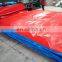 Blue And Orange Waterproof Woven Tarpaulin Fabric PE Plastic Tarpaulin Sheet