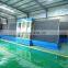 Glass washing machine for construction building use