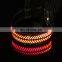 Color Pet Charging LED Flashing Leather Collar Glowing Comfortable Dog Collar