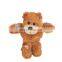 HOT HQPT-011 Manufacturer wholesale stuffed squeaky chew plush brown pet dog bear toys