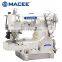 MC 600-03 HIGH-SPEED CYLINDER -BED INTERLOCK SEWING MACHINE WITH REAR PULLAR