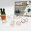Holiday Decoration Christmas Led Light Metal Flower Shaped String Lights Golden Fairy Lights For Party Bedroom
