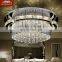 Luxury Elegant K9 Crystal LED Ceiling Light Chandelier for Hotel Hall Decoration