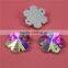 Flatback 10mm shape two holes sewon ab colourful rhinestone for Clothing Accessories