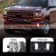 Carest 1 пара светодиодных дневных ходовых огней для chevrolet Silverado 1500 2016, 2017, 2018 годов, реле ДХО, сборка противотуманных фар дневного света
