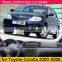 Для Toyota Corolla E120 E130 2000 2001 2002 2003 2004 2005 2006 2007 Антискользящая коврик, крышка приборной панели, козырек от солнца, аксессуары