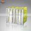 price for central air conditioning filter replacement pocket fiber ptfe glassfiber pleated dust filter bag