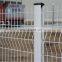 3d Galvanized Welded Boundary Wall Wire Mesh Fence Panel With Gate In Green