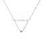 Female Asymmetrical Mosaic Clavicular Chain Love Pendant Tide Baroque Natural Freshwater Pearl Necklace