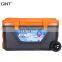 GINT Hot Selling 80L Durable Large Capacity High Quality Camping Cooler Box with Wheels High Quality Fish Ice box