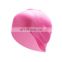 Silicone Ear Protection Swimming Cap Solid Color Men's And Women's Universal Printable Logo Adult Silicone