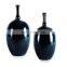 High Temperature Deep Blue General Jar  Sliver Lid Ceramic Vase Porcelain Vase  For Home Decor