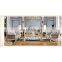European luxury design pearl white sofa set designs