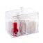 Hot Sale Multi Functional Acrylic Makeup Cotton Box for Cosmetic Cotton