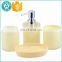 Customized China Supplier High Quality 4Pcs 300Ml 200Ml 500Ml Plastic Funny Bamboo Marble Wholesale Bathroom Accessories For Chi