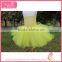 Voile Fabric bright yellow chiffons light fluffy voile girl's dress children frocks designs