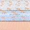 Cartoon fox stripe printed cotton children's bedding fabric wholesale