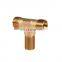 China supplier hydraulic ferrule nipple connector tee body pipe fitting