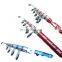 cheap retractable spinning fiberglass fishing rods with or without reel combo