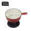 TRIONFO lightening red enamel coated cast iron skillet pan                        
                                                                                Supplier's Choice