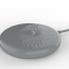 2024 New Version 15W fast Round Wireless Charger Small Desktop Transparent Wireless Charger Pad for mobile phone