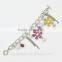Silver Plated Pearl Pendant Bracelet,Flower Shape Chain Bracelet 2015