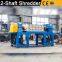 Top Factory Scrap Metal Crusher Double Shaft Shredder Plastic Crushing Machine