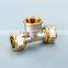 Good quality brass material CW617N male female push fitting