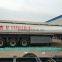 Export to the Philippines 3-axis oil tanker trailer, 30KL oil tanker semi trailers for sale