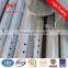 S500MC steel poles galvanized electric pole with HDG safety factor 2.1 or more
