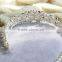 Charm Bridal Wedding Silver Crystal Rhinestone Flower Headband Tiara Hair Accessories Bridal Headwear