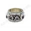 traditional design sterling silver ring jewelry,amethyst round gemstone wholesale ring jewellery