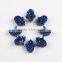 AAA top quality hamsa shape agate druzy stones beads cabochon wholesale