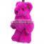 QD80889 Kids Toys 100% Real Mink Fur Teddy 2015 Korean Fashion