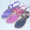 New Design Beautiful girls Candy Color PCU Sandals