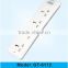 2015 newest universal surge protection electrical power strip socket with safety shutter