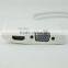 Wholesale gold plated dp to hdmi vga adapter for hdtv monitor