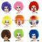 Affordable Afro Clown Hair Football Fan Adult Child Costume Curly Wig UR