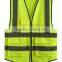 Construction Reflective Working Safety Vest With Zipper for Men the Electrician Sanitation Workers